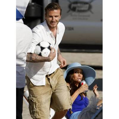 David Beckham flirtet mit Sofia Vergara
