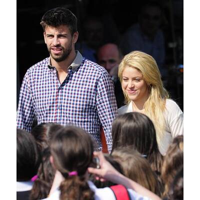 Shakria & Gerard Pique turteln in Barcelona
