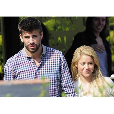 Shakria & Gerard Pique turteln in Barcelona