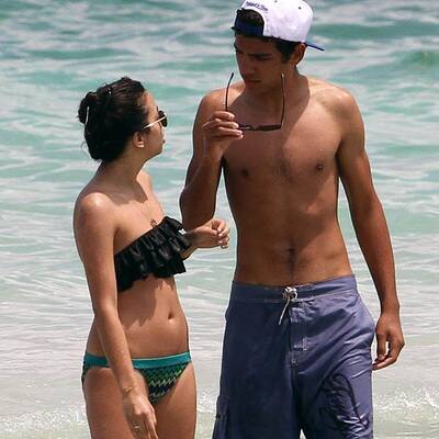 Noah Becker planscht mit Freundin Rafaela