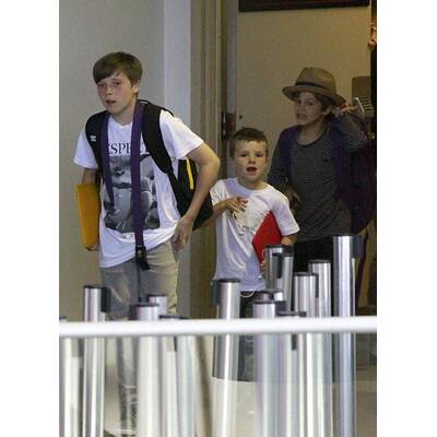 David und Victoria Beckham auf dem Weg zur Windsor-Hochzeit