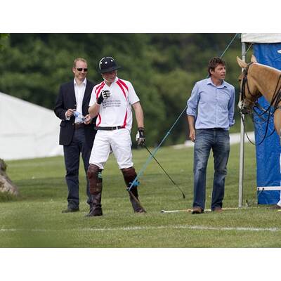 Prinz Harry beim Polo