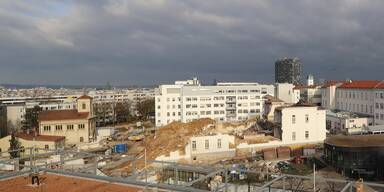 Klinik Favoriten: Erste Pavillons für neue Notaufnahme abgerissen