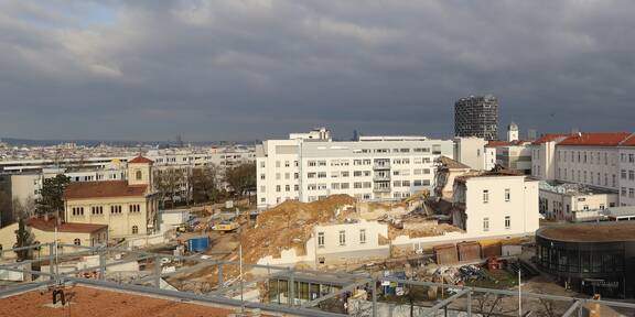 Klinik Favoriten: Erste Pavillons für neue Notaufnahme abgerissen