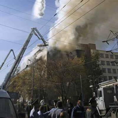 Brandkatastrophe in Moskau