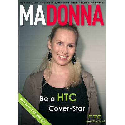 Cover-Model by HTC & MADONNA 