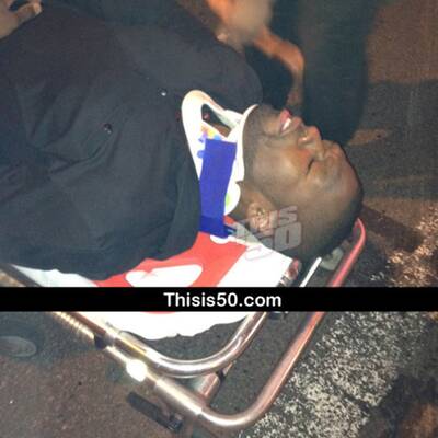 50 Cent von LKW abgeschossen