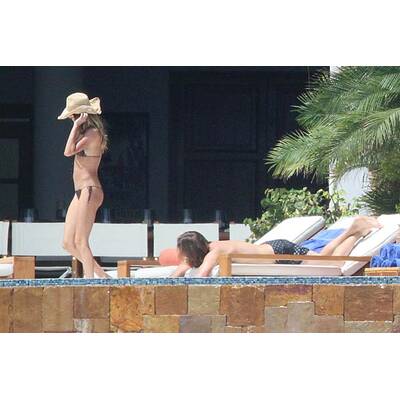Gisele Bündchen und Tom Brady beim Sonnenbad in Mexiko
