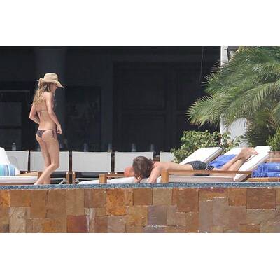 Gisele Bündchen und Tom Brady beim Sonnenbad in Mexiko