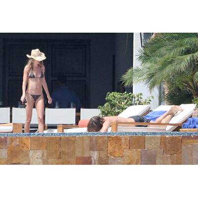 Gisele Bündchen und Tom Brady beim Sonnenbad in Mexiko
