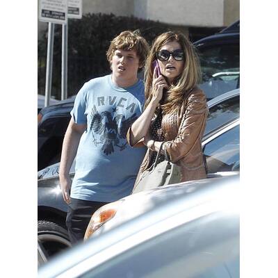 Maria Shriver unterwegs mit ihren Kids