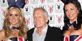 Hugh Hefner mit Bunnys