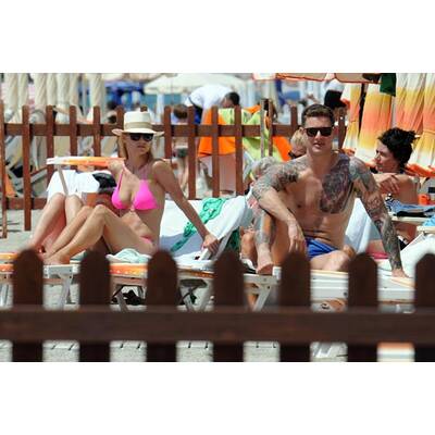 Michelle Hunziker: Badespaß in Pink