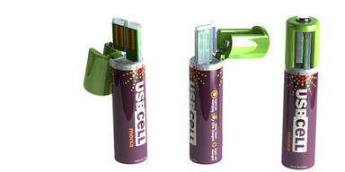 Batterien mit USB-Anschluss