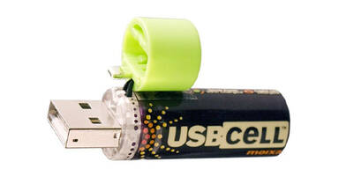 Batterien mit USB-Anschluss
