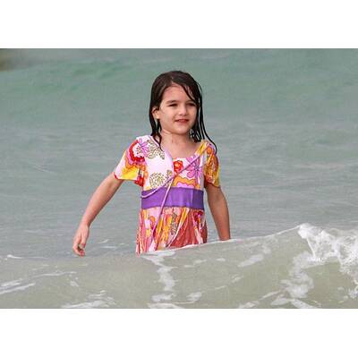 Katie Holmes & Suri Cruise: Strand-Spaß