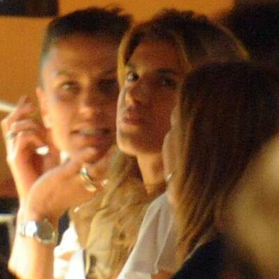 Elisabetta Canalis: Dinner mit Freunden