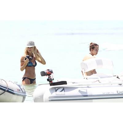 Michelle Hunziker: Badespaß mit ihrer Tochter