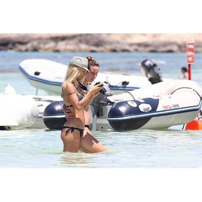 Michelle Hunziker: Badespaß mit ihrer Tochter