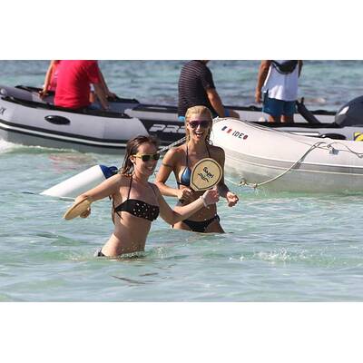 Michelle Hunziker: Badespaß mit ihrer Tochter