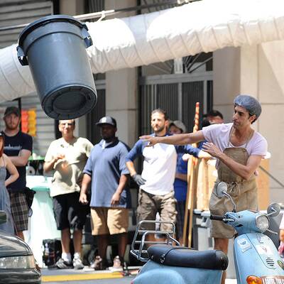 Sacha Baron Cohen dreht mit Anna Faris in New York