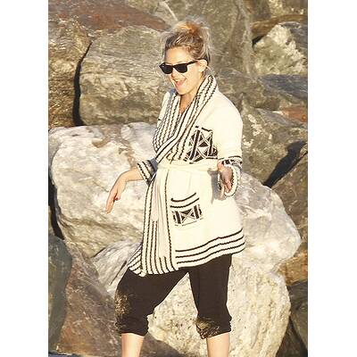 Kate Hudson, Matt Bellamy & Sohn Ryder am Strand von Malibu