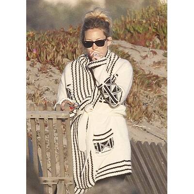 Kate Hudson, Matt Bellamy & Sohn Ryder am Strand von Malibu