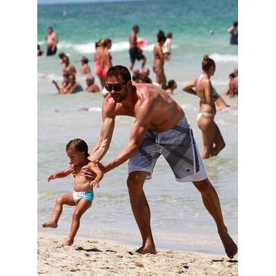 Adriana Lima: Familienausflug zum Strand