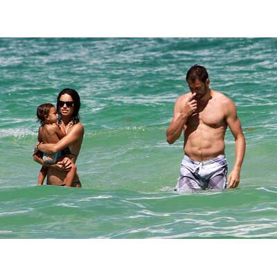 Adriana Lima: Familienausflug zum Strand
