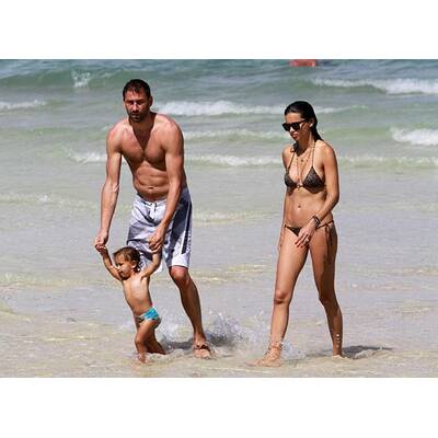 Adriana Lima: Familienausflug zum Strand