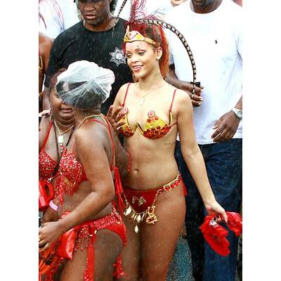 Partykönigin: Rihanna lässt's krachen