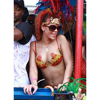 Partykönigin: Rihanna lässt's krachen