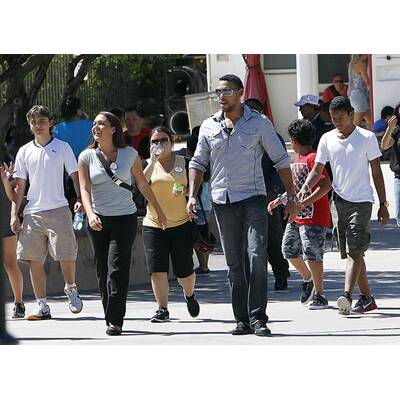 Die Jackson-Kids im Vergnügungspark