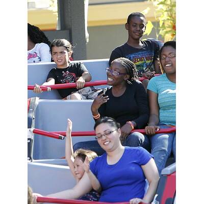 Die Jackson-Kids im Vergnügungspark