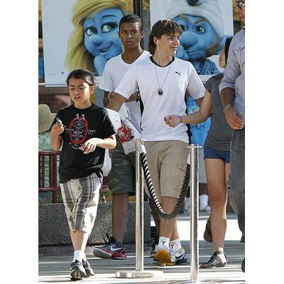 Die Jackson-Kids im Vergnügungspark