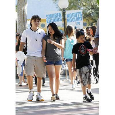 Die Jackson-Kids im Vergnügungspark