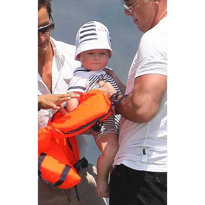 Elton John & David Furnish: Mit Baby in St. Tropez