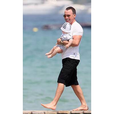 Elton John & David Furnish: Mit Baby in St. Tropez