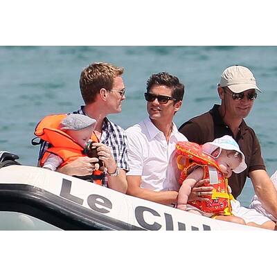 Elton John & David Furnish: Mit Baby in St. Tropez