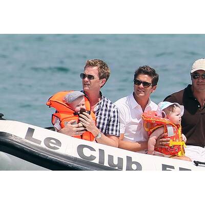 Elton John & David Furnish: Mit Baby in St. Tropez