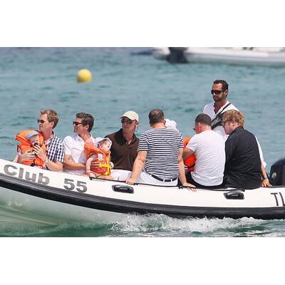 Elton John & David Furnish: Mit Baby in St. Tropez