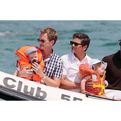 Elton John & David Furnish: Mit Baby in St. Tropez