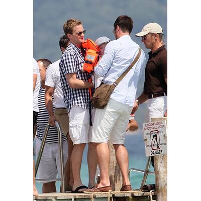 Elton John & David Furnish: Mit Baby in St. Tropez