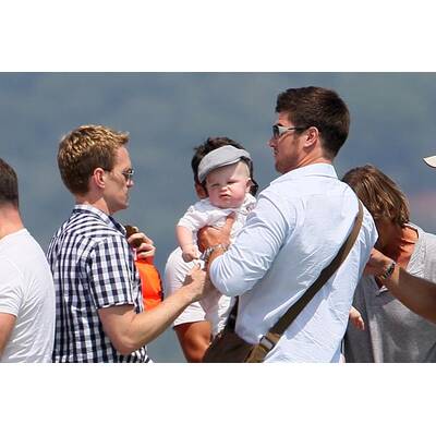 Elton John & David Furnish: Mit Baby in St. Tropez