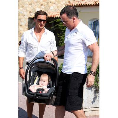 Elton John & David Furnish: Mit Baby in St. Tropez