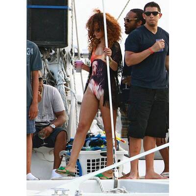 Partykönigin: Rihanna lässt's krachen