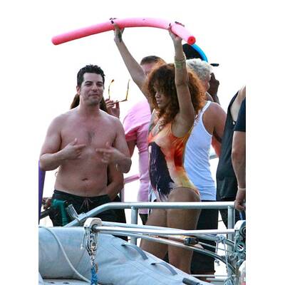 Partykönigin: Rihanna lässt's krachen