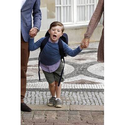 Prinz Christian von Dänemark: Sein erster Schultag