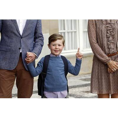 Prinz Christian von Dänemark: Sein erster Schultag