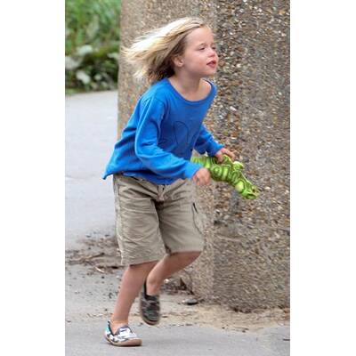 Brad Pitt und Angelina Jolie erkunden mit ihren Kindern London